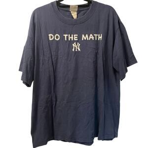 Vintage Y2K Do the Math 2006 New York Yankees Boston Red Sox Shirt Adult XL